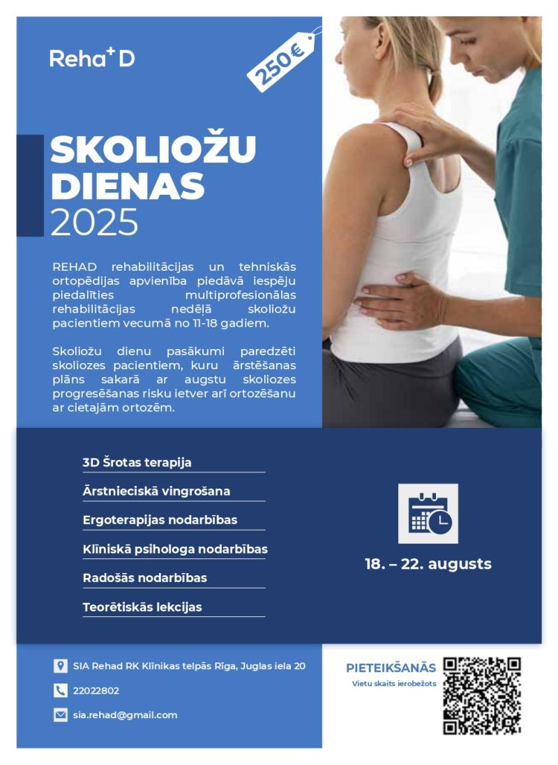 skoliožu dienas